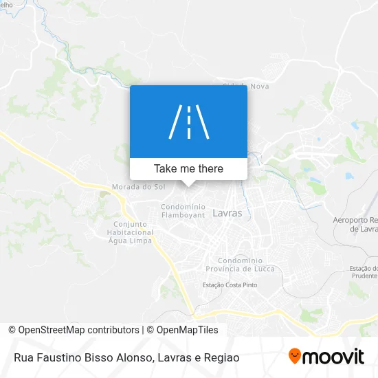 Rua Faustino Bisso Alonso map