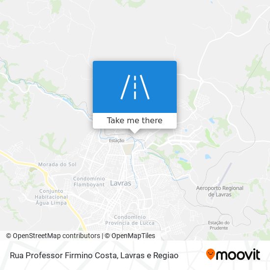 Rua Professor Firmino Costa map
