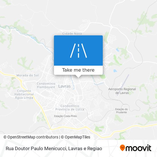 Rua Doutor Paulo Menicucci map