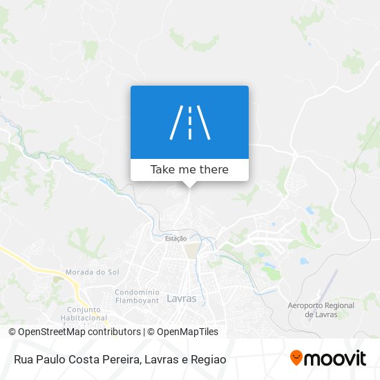 Mapa Rua Paulo Costa Pereira