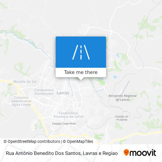 Rua Antônio Benedito Dos Santos map