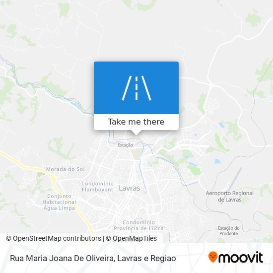 Mapa Rua Maria Joana De Oliveira