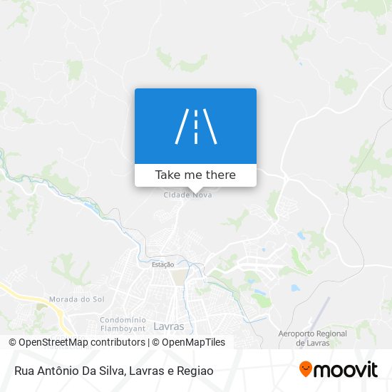 Mapa Rua Antônio Da Silva