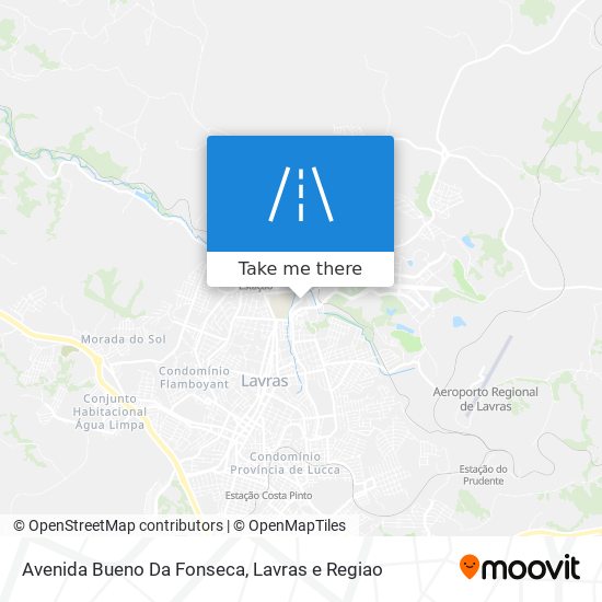 Mapa Avenida Bueno Da Fonseca