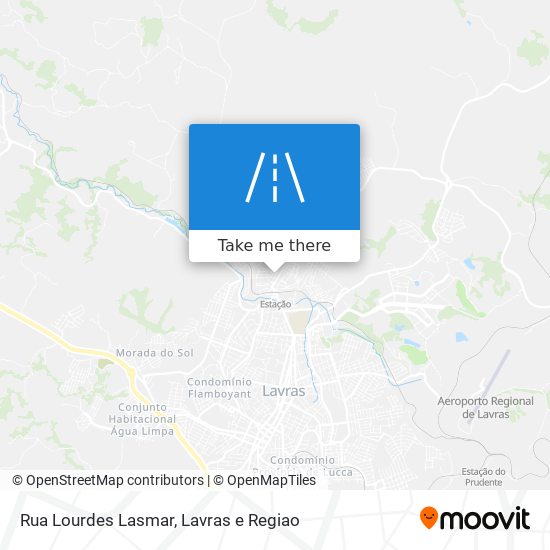 Rua Lourdes Lasmar map