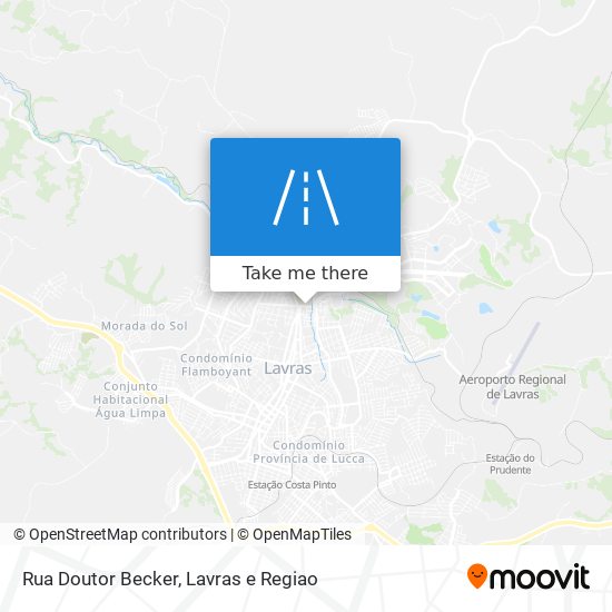 Rua Doutor Becker map