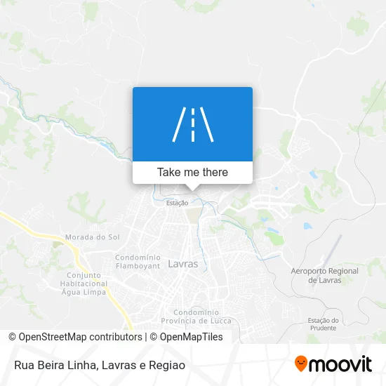 Rua Beira Linha map