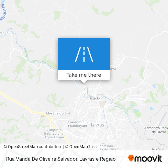 Mapa Rua Vanda De Oliveira Salvador
