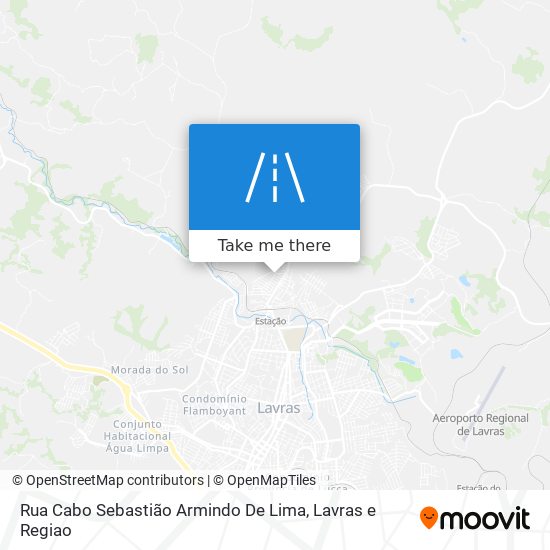 Mapa Rua Cabo Sebastião Armindo De Lima