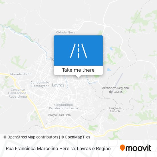 Rua Francisca Marcelino Pereira map