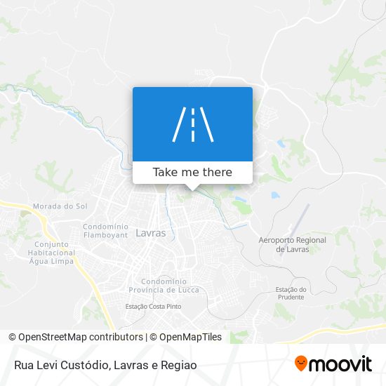 Mapa Rua Levi Custódio