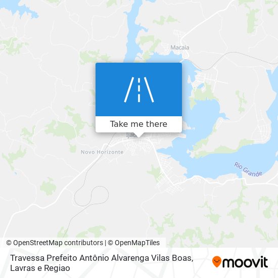 Travessa Prefeito Antônio Alvarenga Vilas Boas map