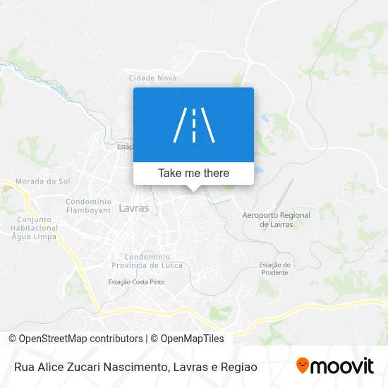 Rua Alice Zucari Nascimento map