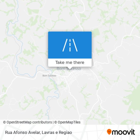 Mapa Rua Afonso Avelar