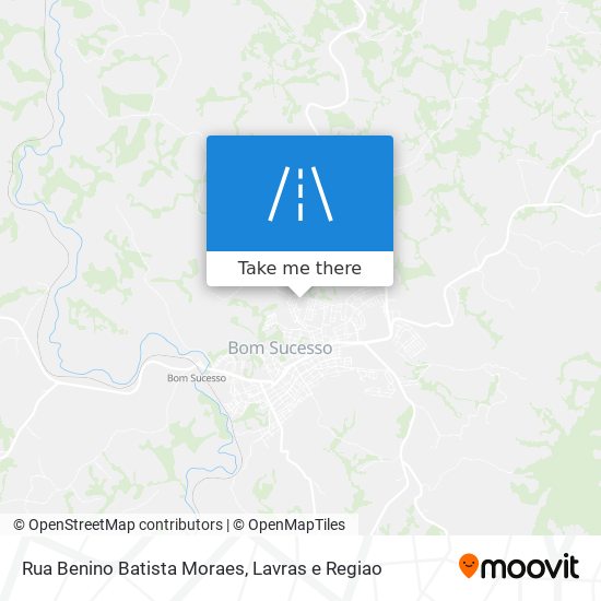 Mapa Rua Benino Batista Moraes