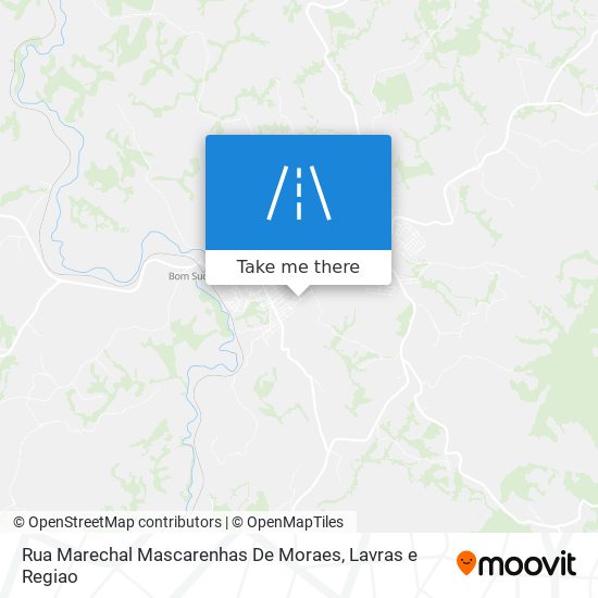 Mapa Rua Marechal Mascarenhas De Moraes