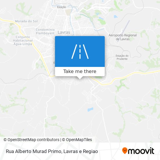 Mapa Rua Alberto Murad Primo