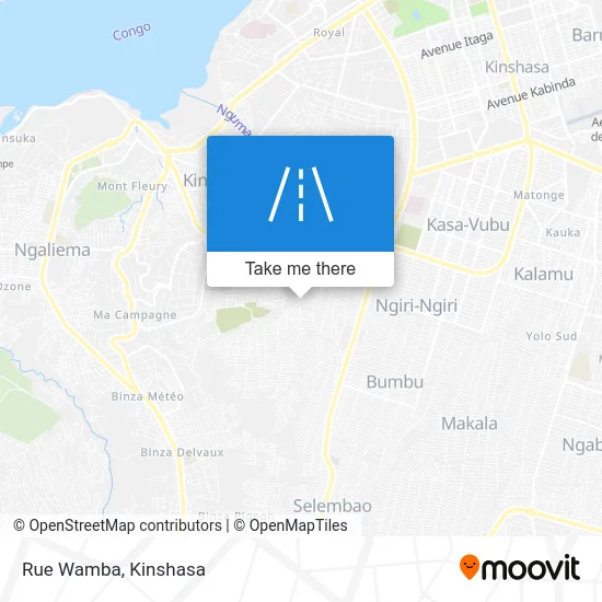 Rue Wamba map