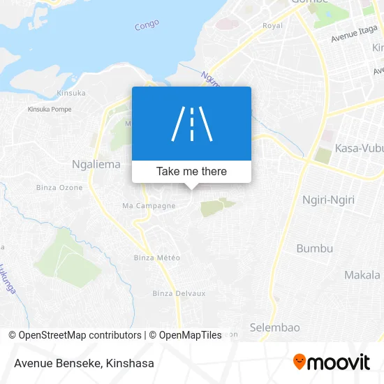 Avenue Benseke map