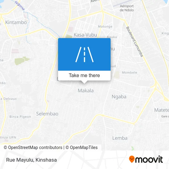 Rue Mayulu map