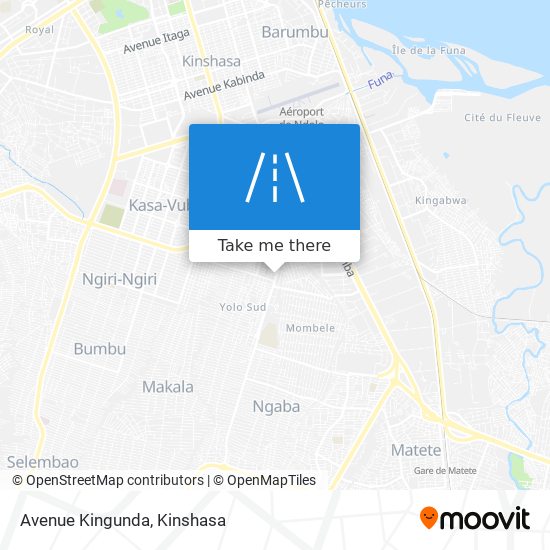 Avenue Kingunda map