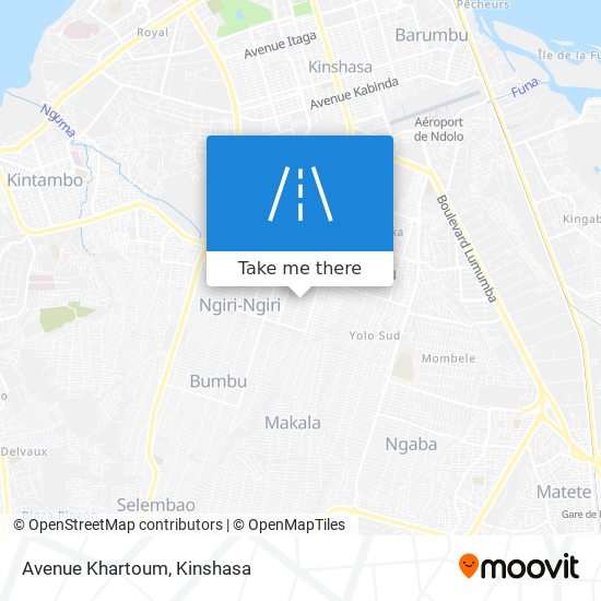 Avenue Khartoum map