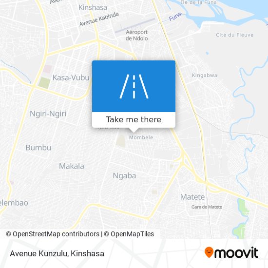 Avenue Kunzulu map
