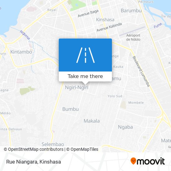 Rue Niangara map