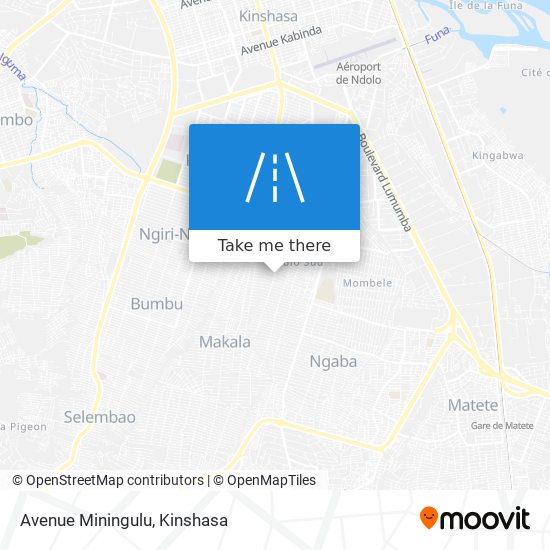 Avenue Miningulu map
