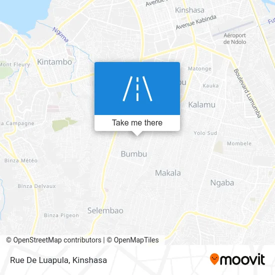 Rue De Luapula map