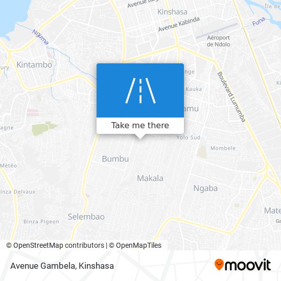 Avenue Gambela map