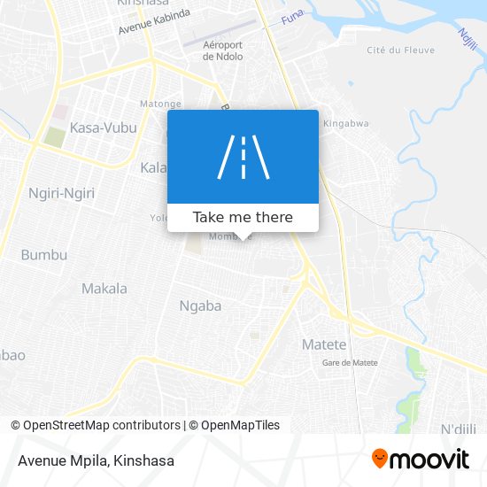 Avenue Mpila map