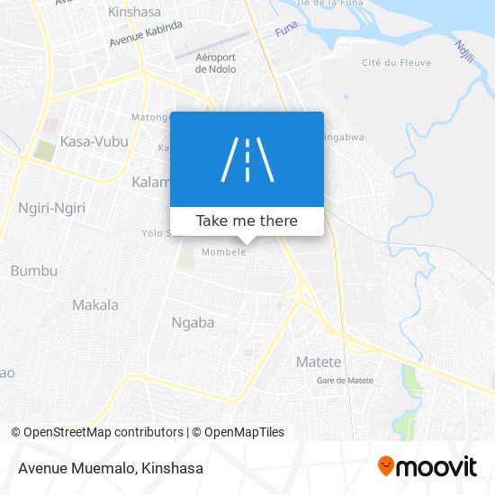 Avenue Muemalo map