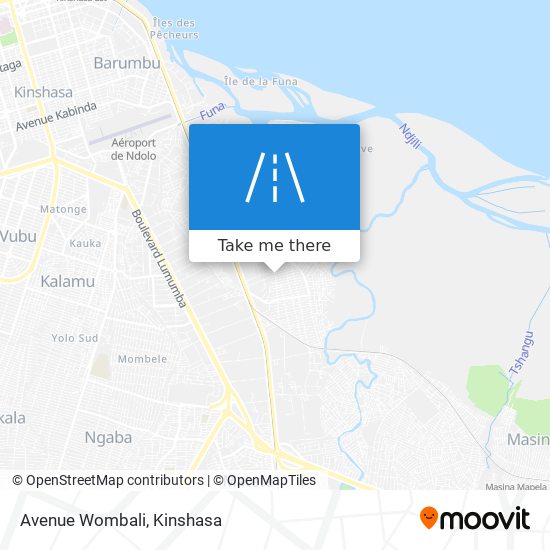 Avenue Wombali map