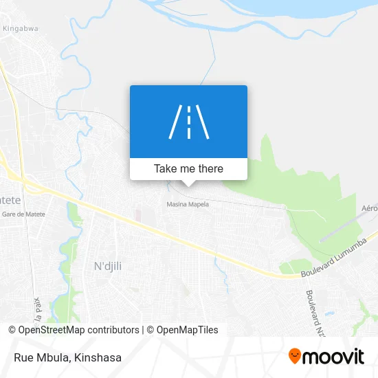 Rue Mbula map