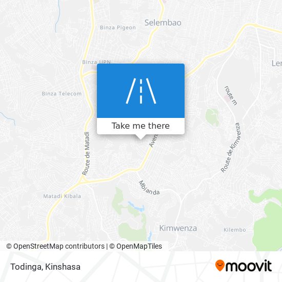Todinga map
