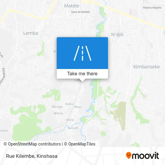 Rue Kilembe map