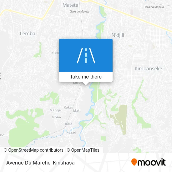 Avenue Du Marche map
