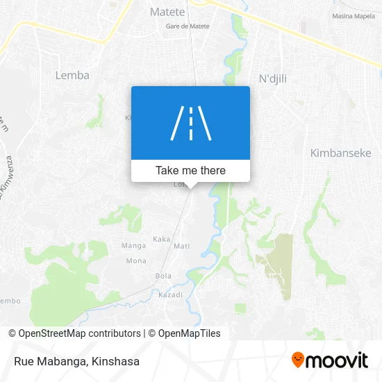 Rue Mabanga map