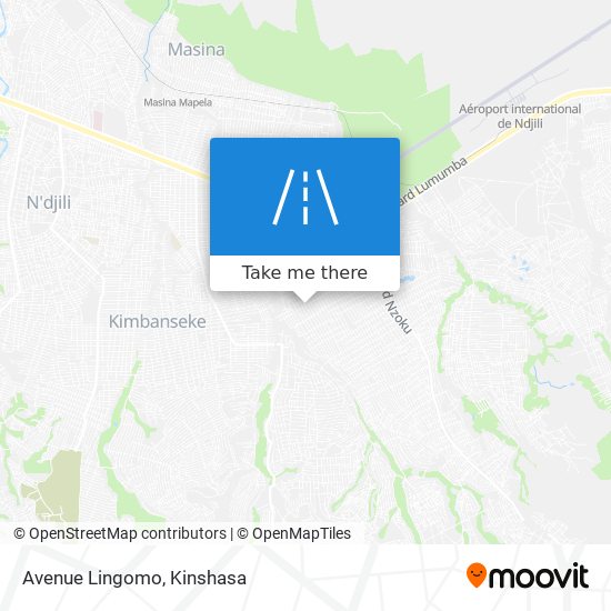 Avenue Lingomo map