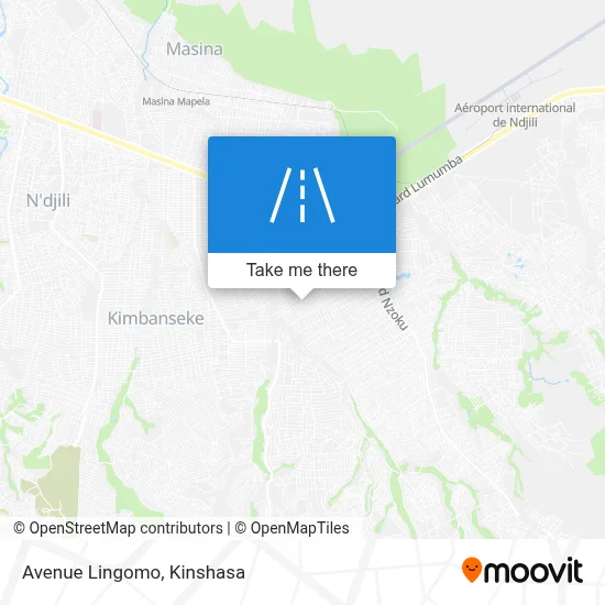 Avenue Lingomo map