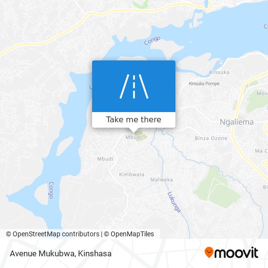 Avenue Mukubwa map