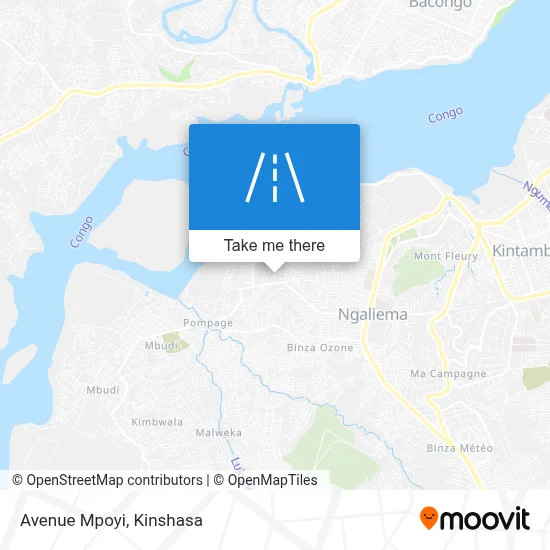 Avenue Mpoyi map