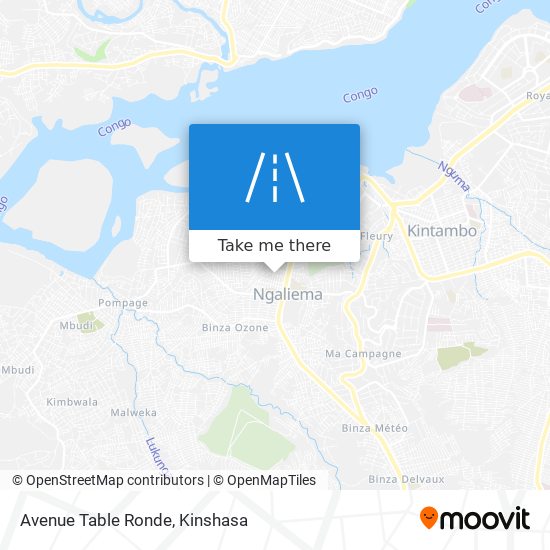 Avenue Table Ronde map