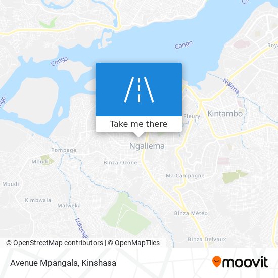 Avenue Mpangala map