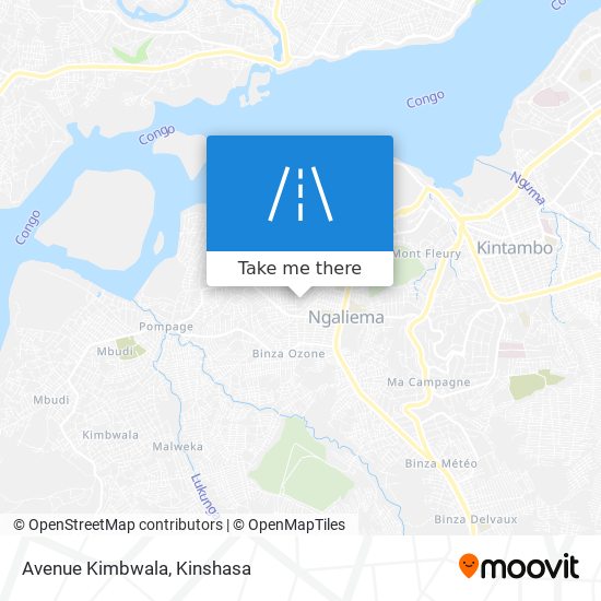 Avenue Kimbwala map