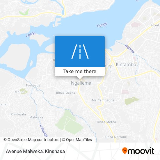 Avenue Malweka map