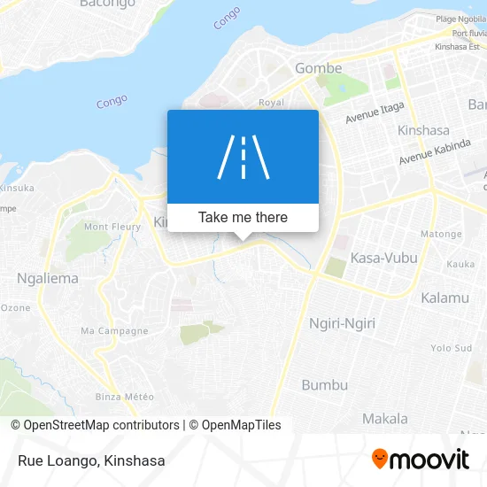 Rue Loango map