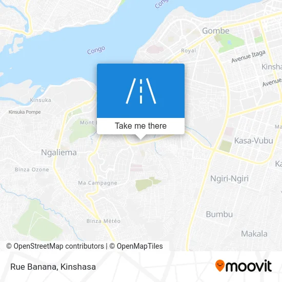 Rue Banana map