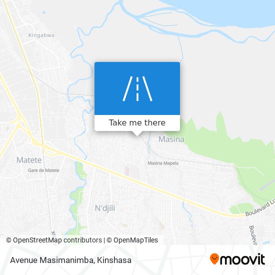 Avenue Masimanimba map